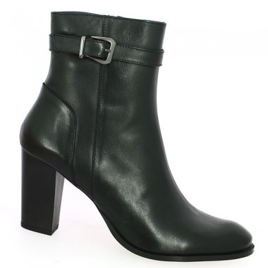Shoesissime high heel boots large size woman leather, profile view