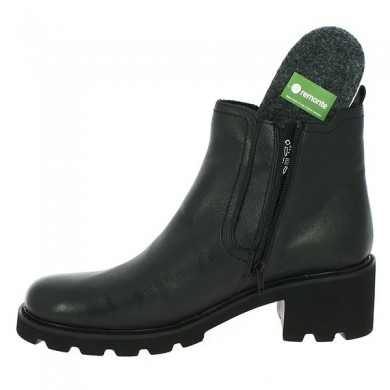 black notched sole boots 42 43 44 45, top view