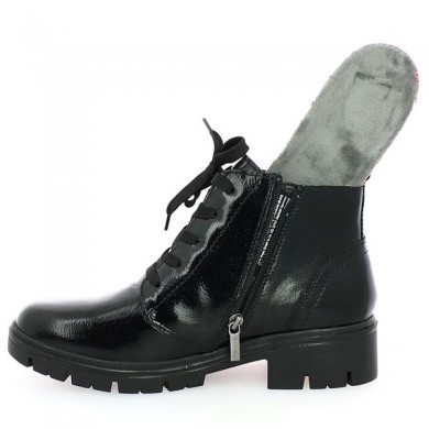 Bottines Vernies semelle amovible femme 42, 43, 44, 45, vue intérieure