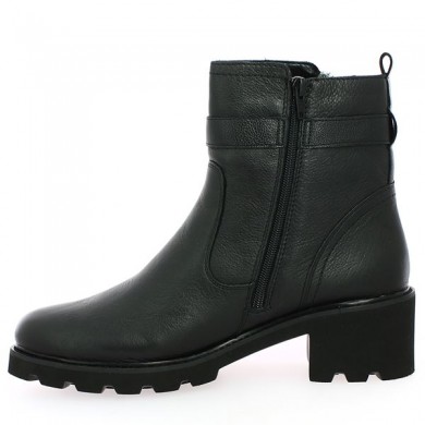 Women's boots thick sole Notched winter large size, interior view