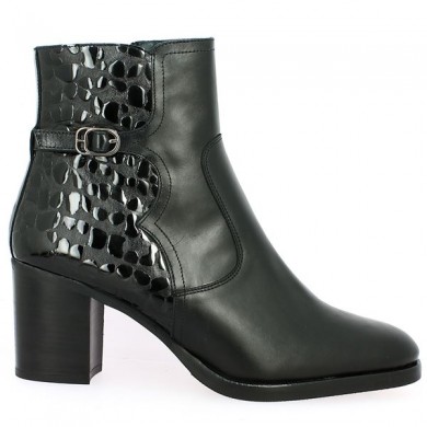 Boots bi matière femme outlet