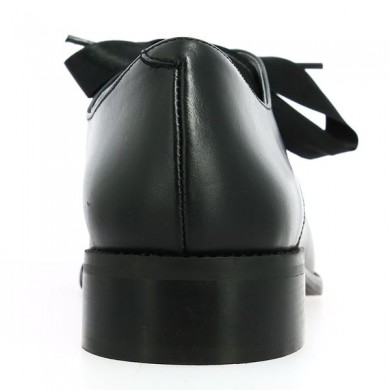 derby noir automne hiver femme 42, 43, 44, 45, vue arrière