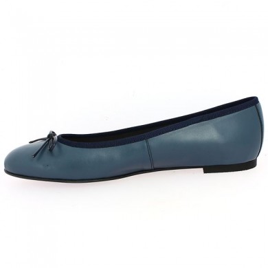 Ballerine bleu 42, 43, 44, 45, Shoesissime, vue intérieure