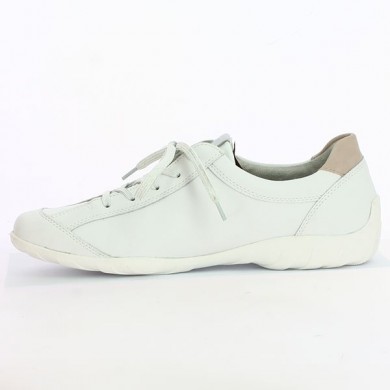 white sneakers removable sole woman 42, 43, 44, 45, interior view