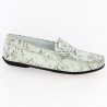 mocassin géo reino blanc grande taille femme, vue profil