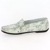 mocassin confort Géo Reino blanc 42, 43, 44, 45 femme, vue intérieure