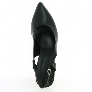 black high heel pointed 42, 43, 44, 45 woman Shoesissime, top view