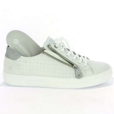 Sneakers white woman big size removable sole Remonte Shoesissime, view details