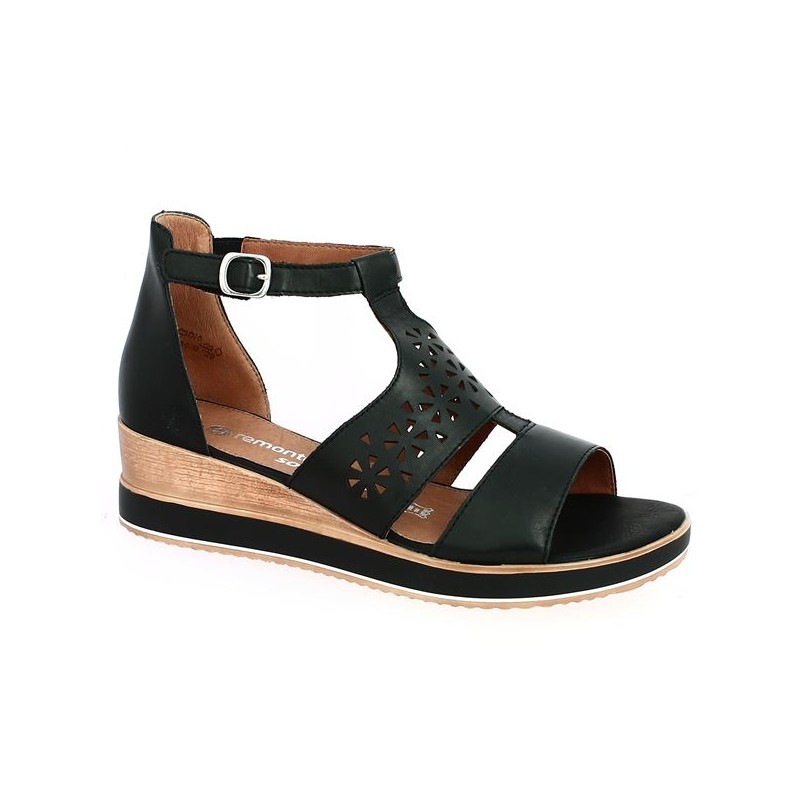 Remonte D6450-33 wedge sandal, profile view