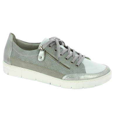 silver sneakers Remonte D5826-90, profile view