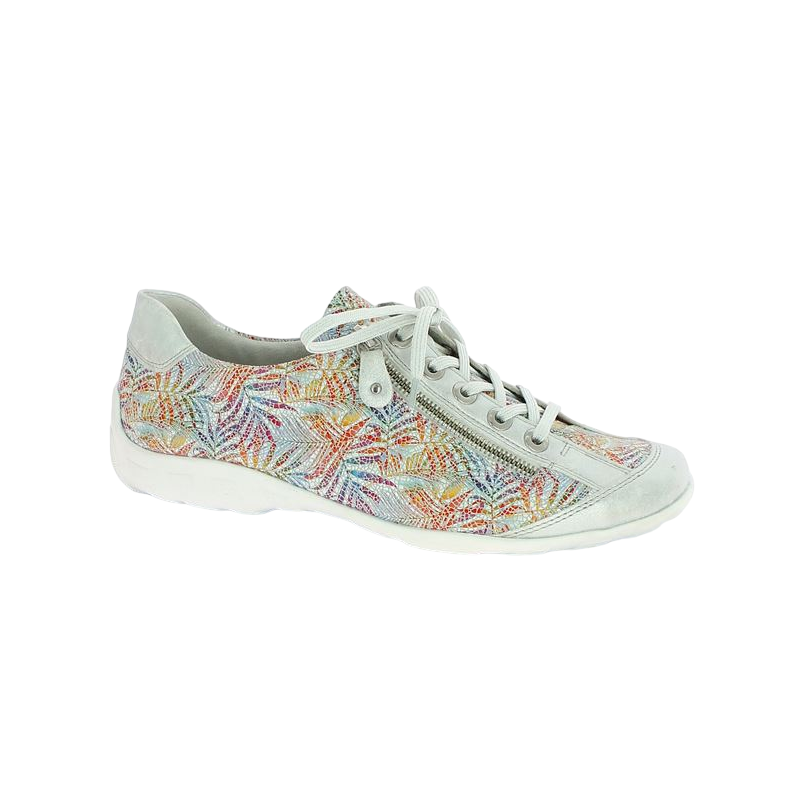 Multicolored sneakers R3435-93 large size, profile view