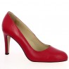 Lucie - Escarpin cuir rouge 42, 43, 44, 45 - Talons grande taille - Shoesissime