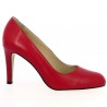 Lucie - Escarpin cuir rouge 42, 43, 44, 45 - Talons grande taille - Shoesissime