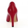 Lucie - Escarpin cuir rouge 42, 43, 44, 45 - Talons grande taille - Shoesissime