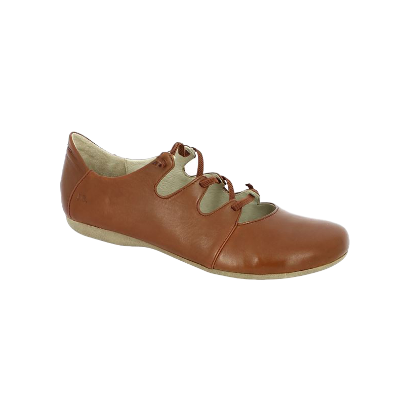 Misha Ballerine elastique Fiona Camel Chaussures grandes tailles Shoesissime