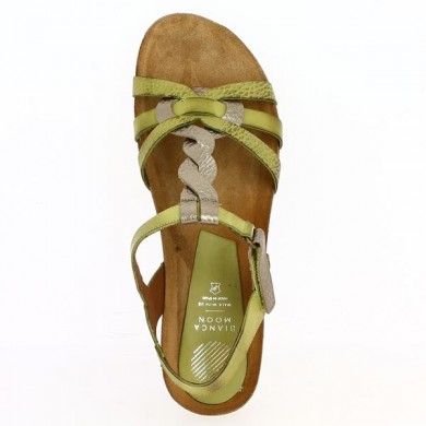 green nude shoes woman xapatan 42, 43, 44, top view