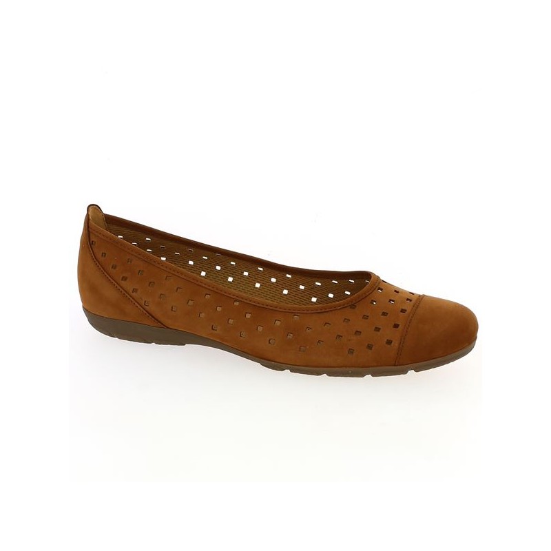 ballerina gabor camel 8, 8.5, 9, 9.5 Shoesissime, profile view