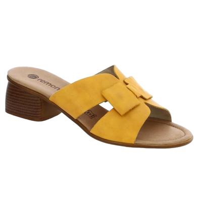 Mule Jaune talon femme 42, 43, 44, 45, vue profil