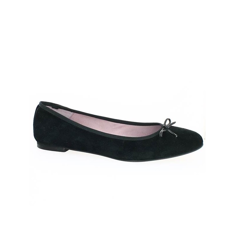 Women's Plus Size Ballerinas, Plus Size Ballerinas, Charlotte Noir Folie, from 41 to 46