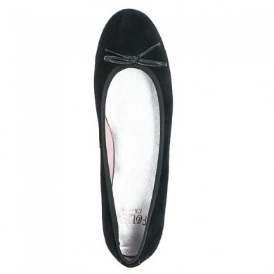 Women's Plus Size Ballerinas, Plus Size Ballerinas, Charlotte Noir Folie, from 41 to 46