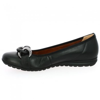 chaussure Gabor noire chaine 8, 8.5, 9, 9.5 noir, vue intérieure