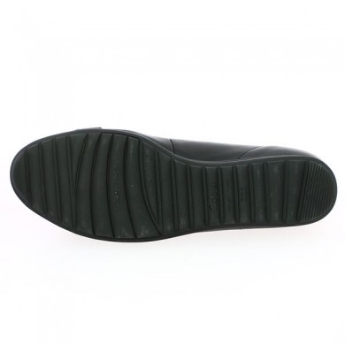 black shoe Gabor chaine grande pointure femme, vue semelle