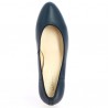 blue leather pump 42, 42.5, 43, 44 Gabor, top view