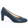 escarpin plateforme bleu femme grande taille Gabor, profile view