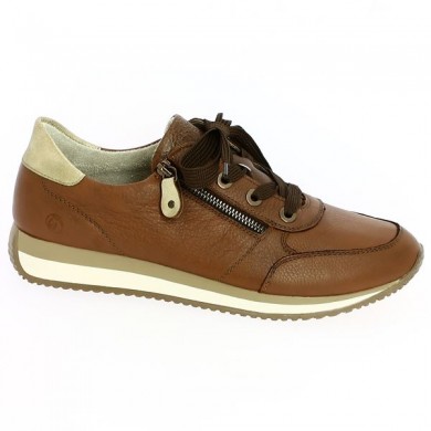 sneakers grande taille femme camel D0H11-24 Remonte, view profile
