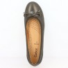 ballerines Gabor 8, 8.5, 9, 9.5 cuir métallisé Shoesissime, vue dessus