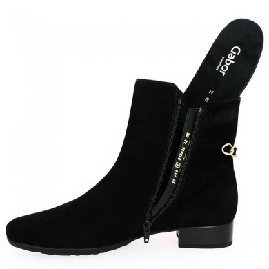 Gabor black sale suede ankle boots