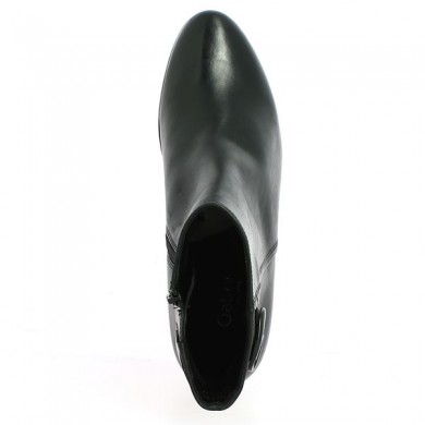 Gabor women's black platform boots large size, top view