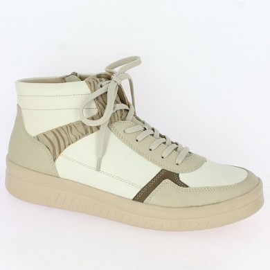 baskets montante beige D0J71-80 Remonte Shoesissime, profile view