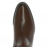 women's brown leather riding boot 42, 43, 44, 45, top view
