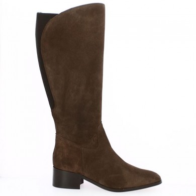 women's brown boots 42, 43, 44, 45 Shoesissime, side view