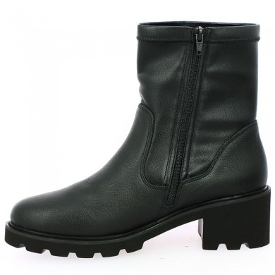 42, 43, 44, 45 Shoesissime thick-soled black boots, interior view