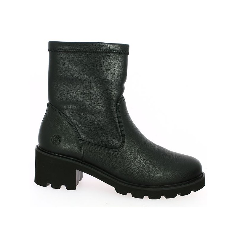 Remonte chunky boots D0A77-01 grande taille, profile view