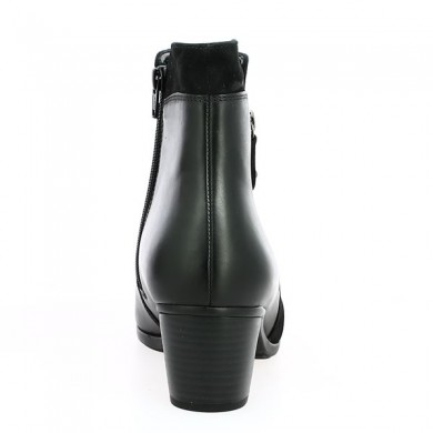 Gabor black leather boots 5 cm heel 42, 43, 44, 42.5 women, inside view