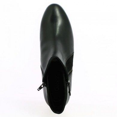 bottine Gabor noir 5 cm talon 8, 8.5, 9, 9.5 femme Shoesissime, vue dessus