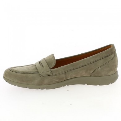 women's low comfort shoe taupe Gabor large size, inside view