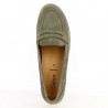 women's comfort moccasin taupe Gabor large size, top view