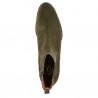 boots talon vert kaki femme grande pointure Shoesissime, vue dessus