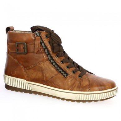 Sneakers Remonte Camel 0772-22 grande taille Shoesissime, profile view