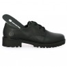 women's black leather lace-up shoe size D8694-00, view details