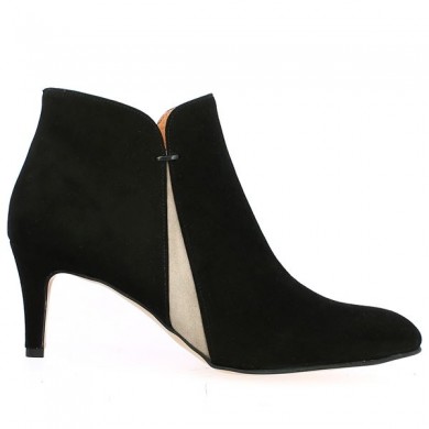 boots pointed toe thin heel large size woman Shoesissime, side view