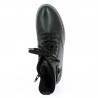 Boots warm wool women 42, 43, 44, 45 black leather D8475-01 Remonte Shoesissime, top view