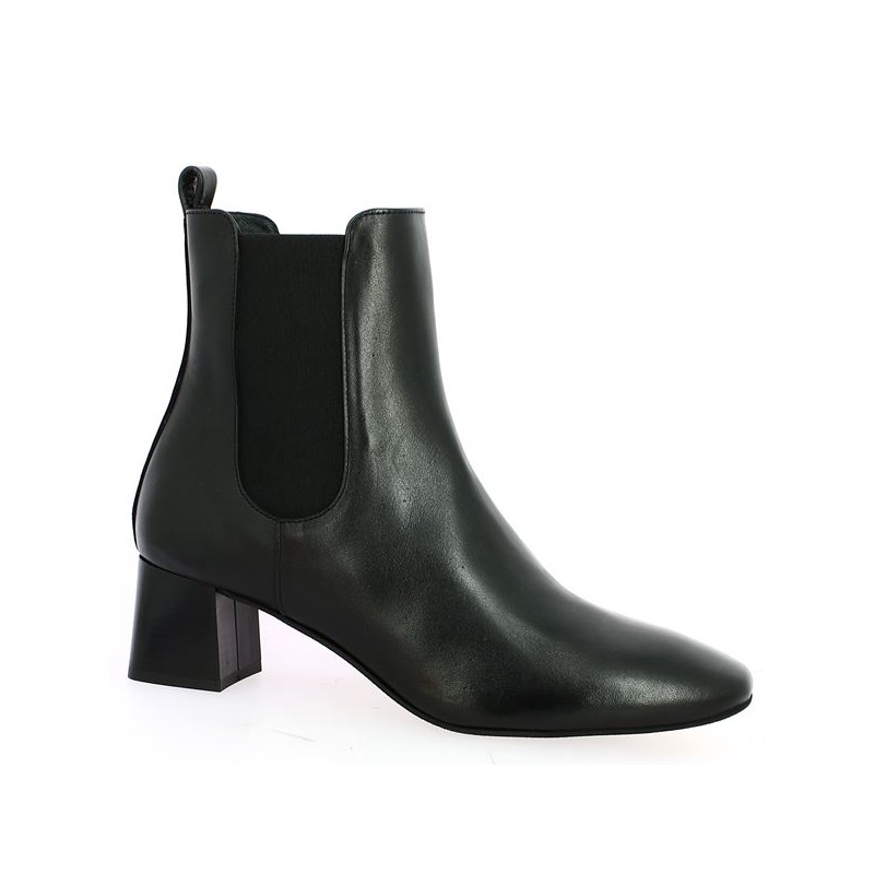 Bottines noires femme petit talon outlet