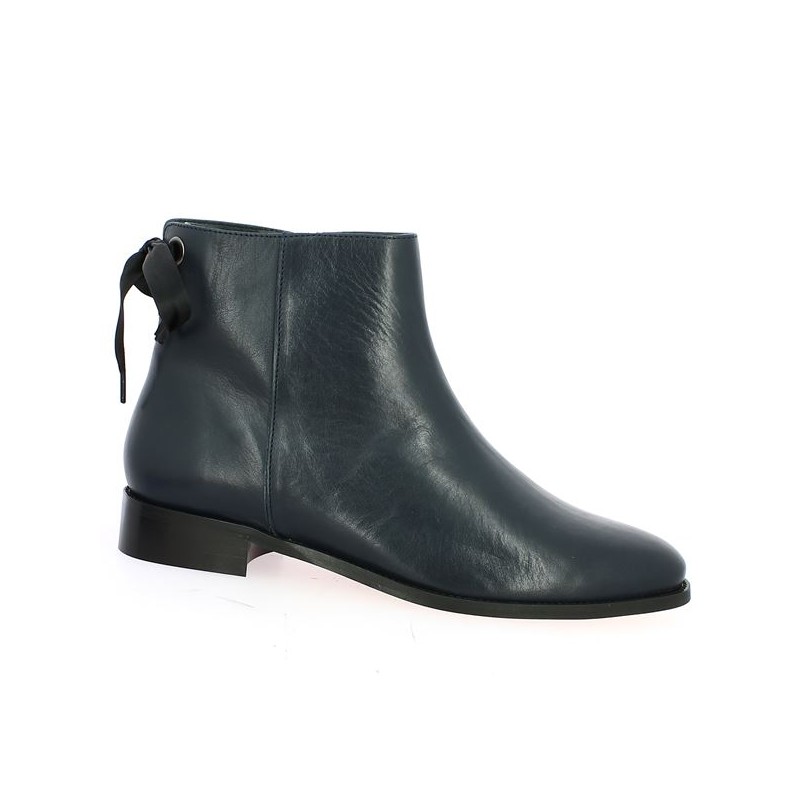 Bottines en infrasonic cuir bleu marine