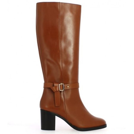 camel boots heel 42, 43, 44, 45 women, profile view camel boots heel 42, 43, 44, 45 women, profile view