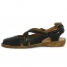Sandale Rosalie 13 cuir noir Chaussures Taille Josef Seibel, vue intérieure
